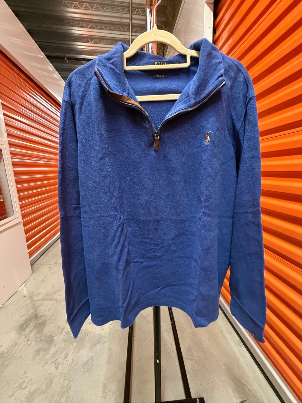 Polo by Ralph Lauren Navy Zip-Up Sweater